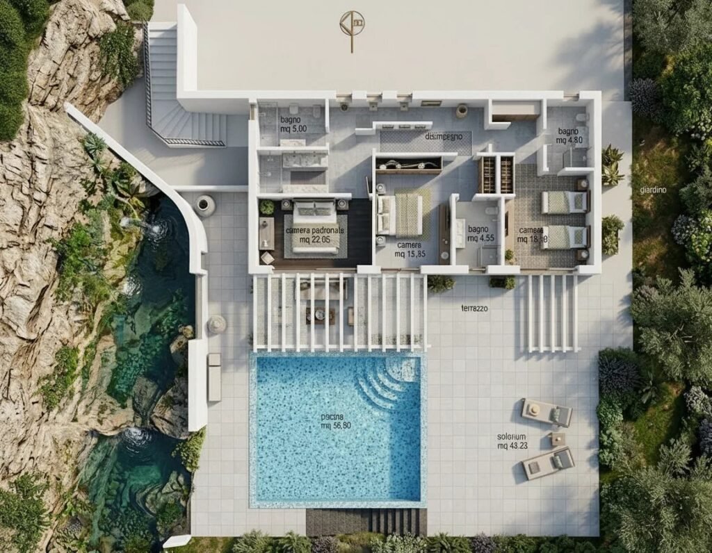 TERRENO EDIFICABILE PER STRAORDINARIA VILLA CON PROGETTO APPROVATO image 7
