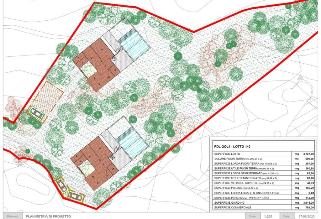 BUIDING PLOT WITH PROJECT FOR 2 VILLAS image 5
