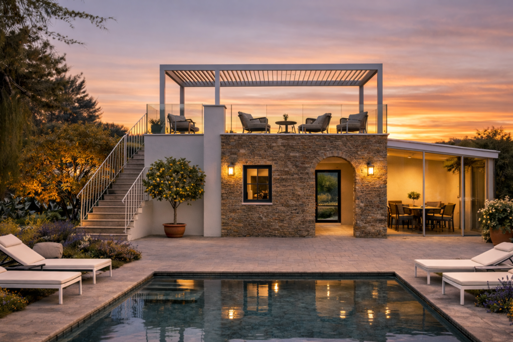 ZWEIFAMILIEN-VILLA MIT MEERBLICK IN PULICINO, BAJA SARDINIA