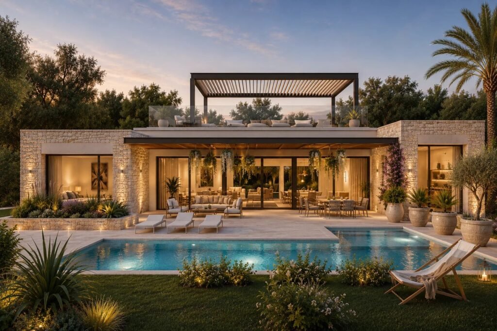 MODERN VILLA PROJECT WITH TIMELESS CHARM AND SEA VIEW OVER THE GULF OF CANNIGIONE – BAJA SARDINIA image 2