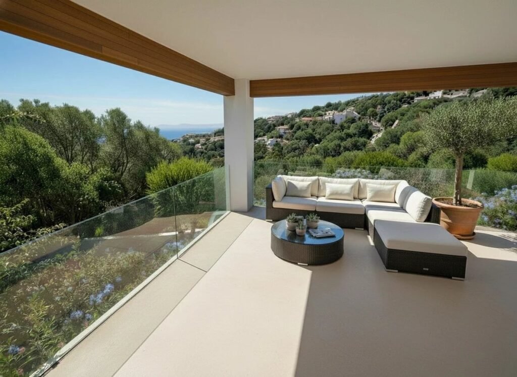 VILLA DI LUSSO ESCLUSIVA IN POSIZIONE RISERVATA CON VISTA PANORAMICA SU PEVERO GOLF E CALA DI VOLPE image 4