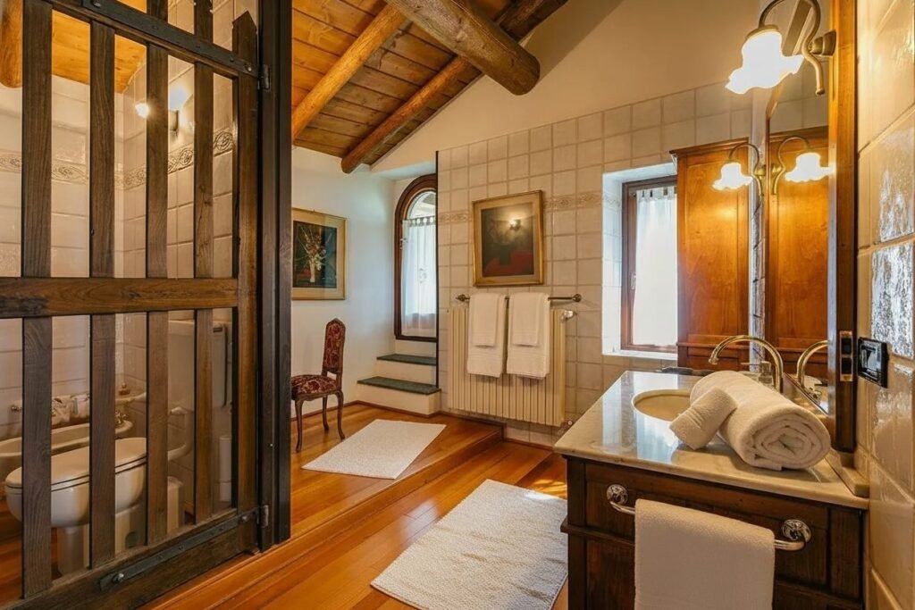 A PANORAMIC ALPINE RETREAT – EXCLUSIVE VILLA WITH POOL AND VINEYARDS IN VALTELLINA image 16